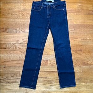 Abercrombie & Fitch Navy Women's Straight Leg Jeans